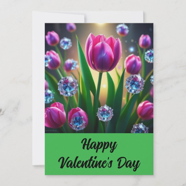 Tarjeta Festiva Feliz San Valentín 3 (Anverso)