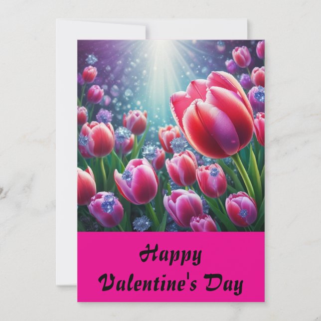 Tarjeta Festiva Feliz San Valentín 4 (Anverso)