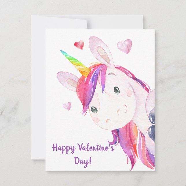 Tarjeta Festiva Feliz San Valentín de San Valentín (Anverso)