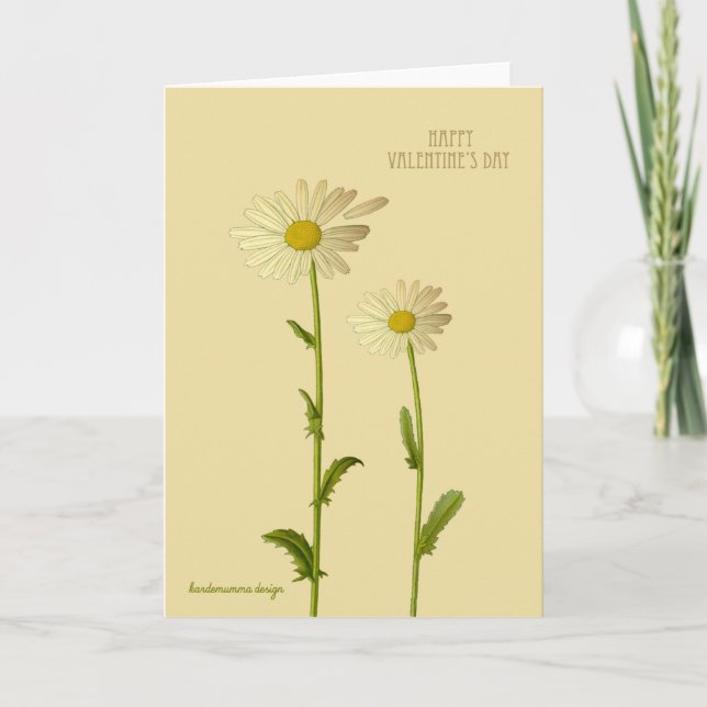 Tarjeta Festiva Feliz San Valentín - días (Anverso)