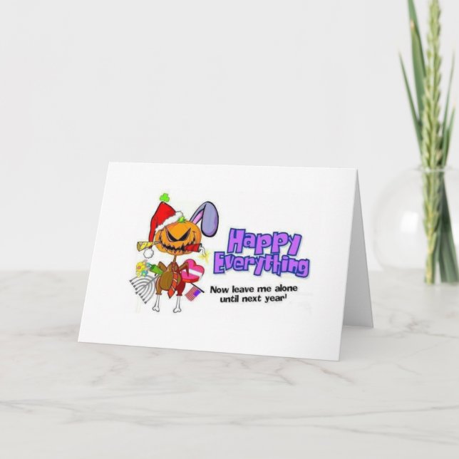 Tarjeta Festiva Feliz Todo (Anverso)