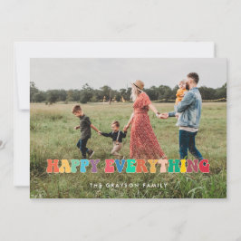 Tarjeta Festiva Feliz Todo Divertido Retro 60s Foto