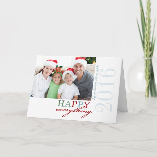 Tarjeta Festiva FELIZ Todo El Festejo Festividad (Anverso)