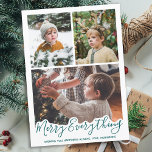 Tarjeta Festiva Feliz Todo Personalizado Moderno 3 Fotos<br><div class="desc">Presentamos nuestras tarjetas de vacaciones, perfectas para difundir alegría y alegría esta temporada de vacaciones! Nuestro diseño sencillo y moderno incluye la frase "Feliz Todo Feliz Siempre" en una letra audaz y festiva. La tarjeta está diseñada para mostrar una imagen familiar, lo que hace que sea una buena manera de...</div>