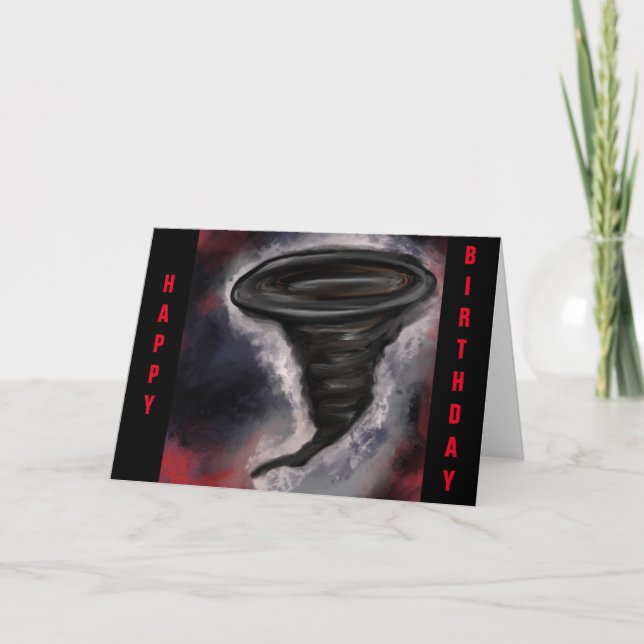 TARJETA FESTIVA FELIZ TUITERO DE CUMPLEAÑOS (Anverso)