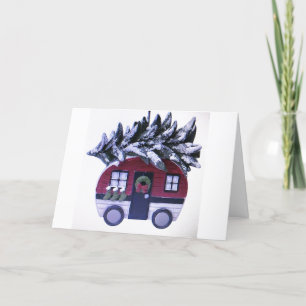 TARJETA FESTIVA ***FELIZ VACACIONES DE NUESTRO CAMPER** FELIZ NAVI