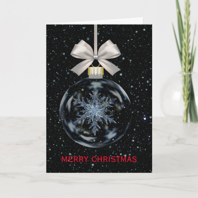 Tarjeta Festiva Feliz y bendecidos Navidades (Anverso)