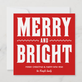 Tarjeta Festiva Feliz y brillante con la foto de encargo alt