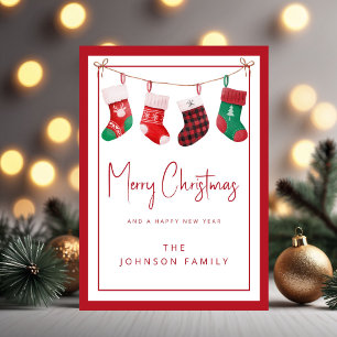 Tarjeta Festiva Feliz zócalos navideños