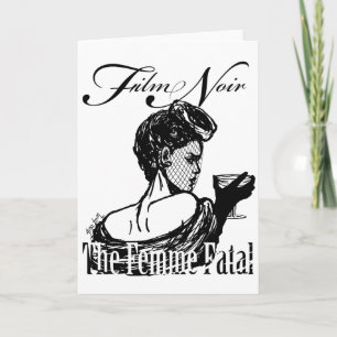 Tarjeta Festiva Femme Fatal