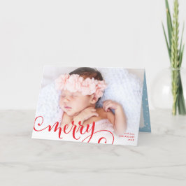 Tarjeta Festiva FERIA FOTO familia diversión caligrafía superpuest