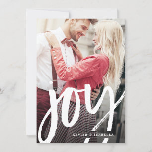 Tarjeta Festiva Feriado de fotos de joy escritas a mano