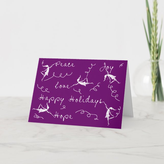 Tarjeta Festiva Ferias de Arte Felices Fiestas (Anverso)