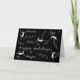 Tarjeta Festiva Ferias de Arte Felices Fiestas