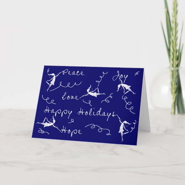 Tarjeta Festiva Ferias de Arte Felices Fiestas (Anverso)