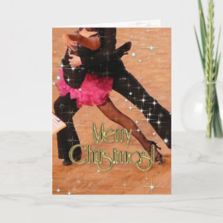 Tarjeta Festiva FEROSAS Bailarinas navideñas PERSONALIZADAS
