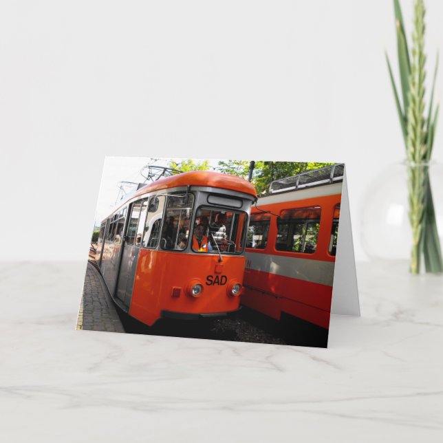 Tarjeta Festiva Ferrocarril Histórico de Renon (Anverso)