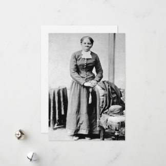 Tarjeta Festiva Ferrocarril Subterráneo Harriet Tubman Conductor