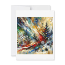 Fervor festivo: Navidades abstractos expresionista