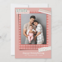 Festejos de Scrapbooking | Foto en marco de gingha
