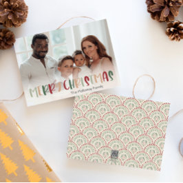 Tarjeta Festiva Festive Colorful Christmas Full Photo