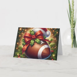 Tarjeta Festiva Festive Football Christmas
