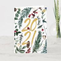 Festive Pine Bough Magnolia Red Berry 2021