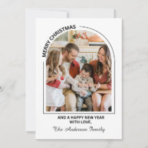 Festividad Casual Merry Christmas Photo Card