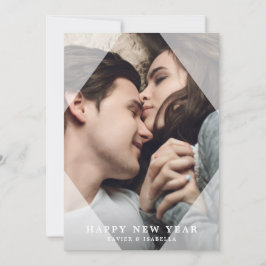 Tarjeta Festiva Festividad de Año Nuevo simple y elegante