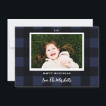 Tarjeta Festiva Festividad de búfalo en la Marina Hanukkah<br><div class="desc">Patrón de comprobación de búfalo festivo con color editable; Foto(s) cortesía del fotógrafo Boda de Leeds,  John Hope. Visitarlo en http://www.johnhopephotography.com</div>