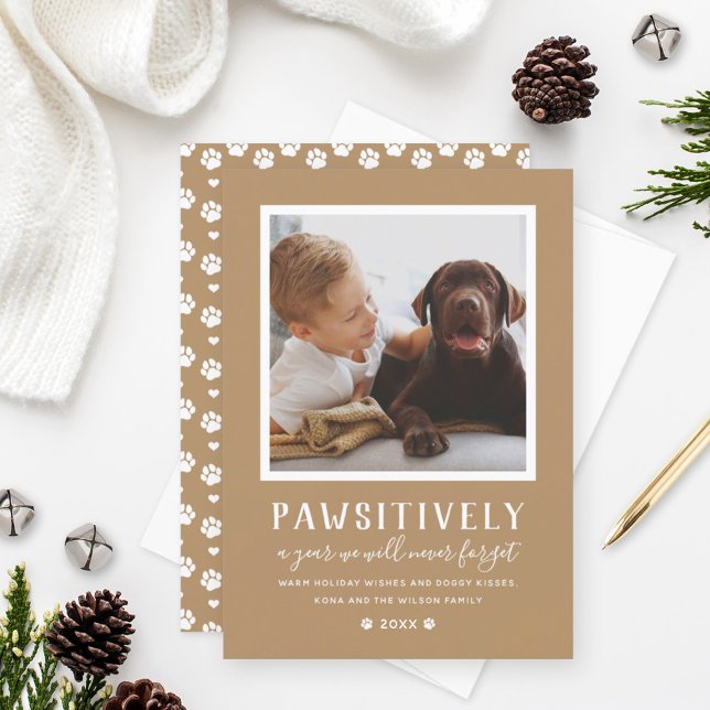 Tarjeta Festiva Festividad de foto de perro de Tan inolvidable año (Subido por el creador)