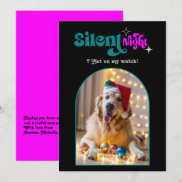 Tarjeta Festiva Festividad De Fusión Divertida Retro Navidades Per