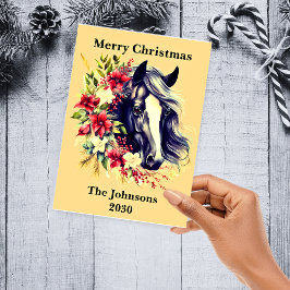 Tarjeta Festiva Festividad de la corona negra de los Navidades rus