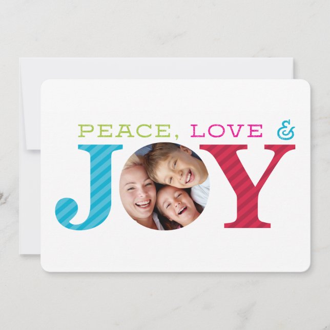 Tarjeta Festiva FESTIVIDAD DE LA FESTIVIDAD DE 2017: simple alegrí (Anverso)