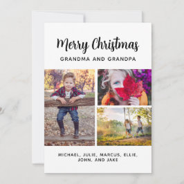 Tarjeta Festiva Festividad de los abuelos del Collage de fotos Fel