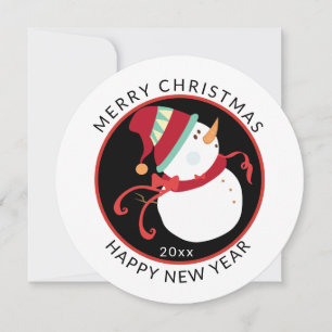Tarjeta Festiva Festividad de Navidades acaudalados y mínimos