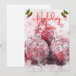 Tarjeta Festiva Festividad de Navidades coloridos