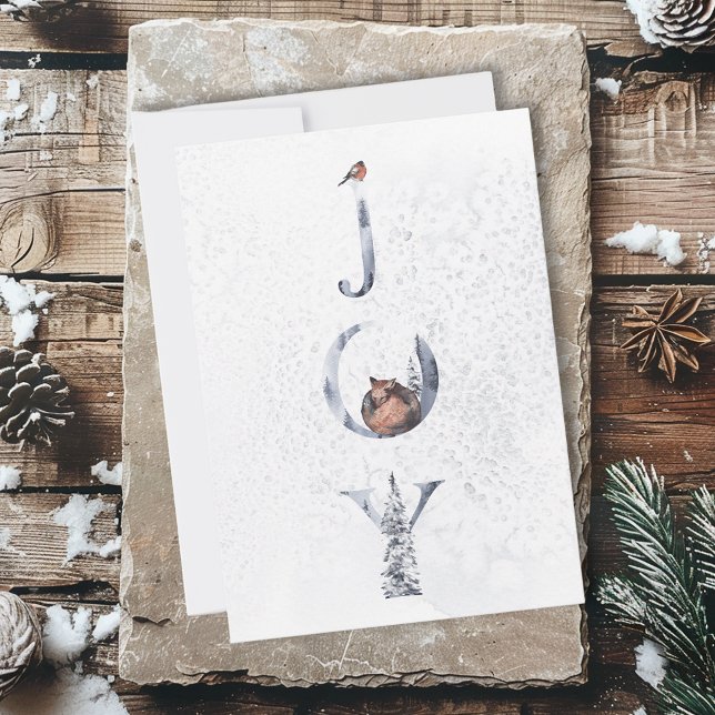 Tarjeta Festiva Festividad de Navidades de animales en Woodland Wi (Subido por el creador)