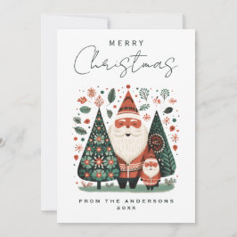 Tarjeta Festiva Festividad de Navidades escandinavos