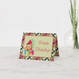 Tarjeta Festiva Festividad de perros pequeños