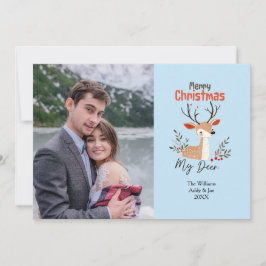 Tarjeta Festiva Festividad de Personalizado de renos de Navidades 