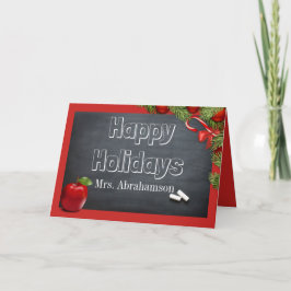 Tarjeta Festiva Festividad del profesor personalizado