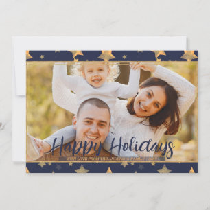 Tarjeta Festiva Festividad exclusiva de Navidades modernos con fot