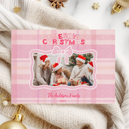 Tarjeta Festiva Festividad fantástica de color rosa retro
