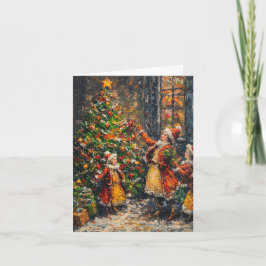 Tarjeta Festiva Festividad feriada Cheer"