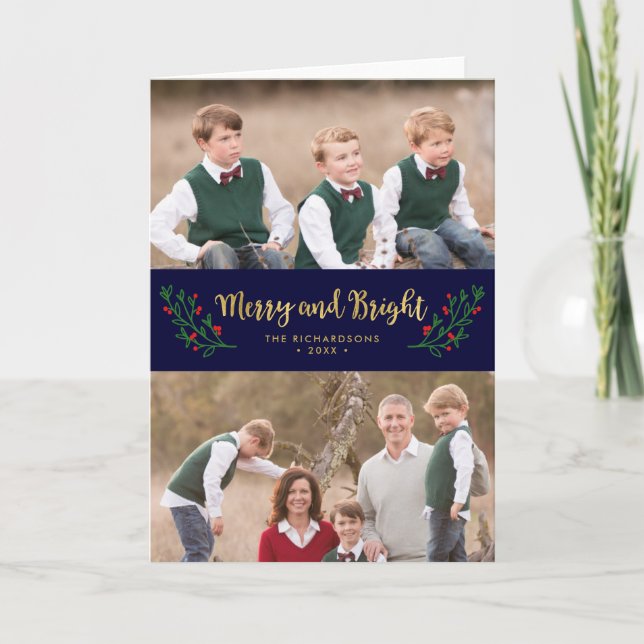 Tarjeta Festiva Festividad Festial Foliage Ferry y Brillante Feria (Anverso)