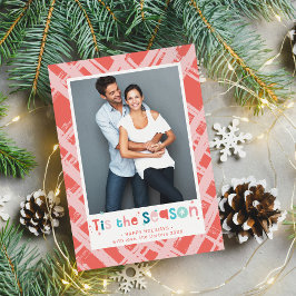 Tarjeta Festiva FESTIVIDAD FOTOGRAFÍA colores alegres esta tempora