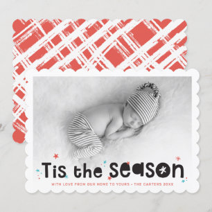 Tarjeta Festiva FESTIVIDAD FOTOGRAFÍA tipografía divertida es cita