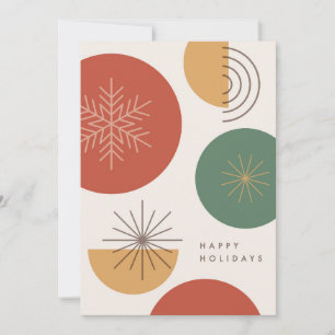 Tarjeta Festiva Festividad minimalista - Simple alegría festiva