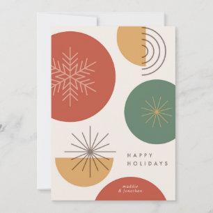 Tarjeta Festiva Festividad minimalista - Simple alegría festiva